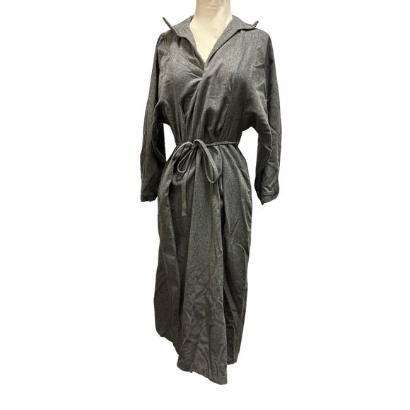 Vintage S. Howard Hirsh 3/4th Sleeved Gray Dress - Picture 1 of 8
